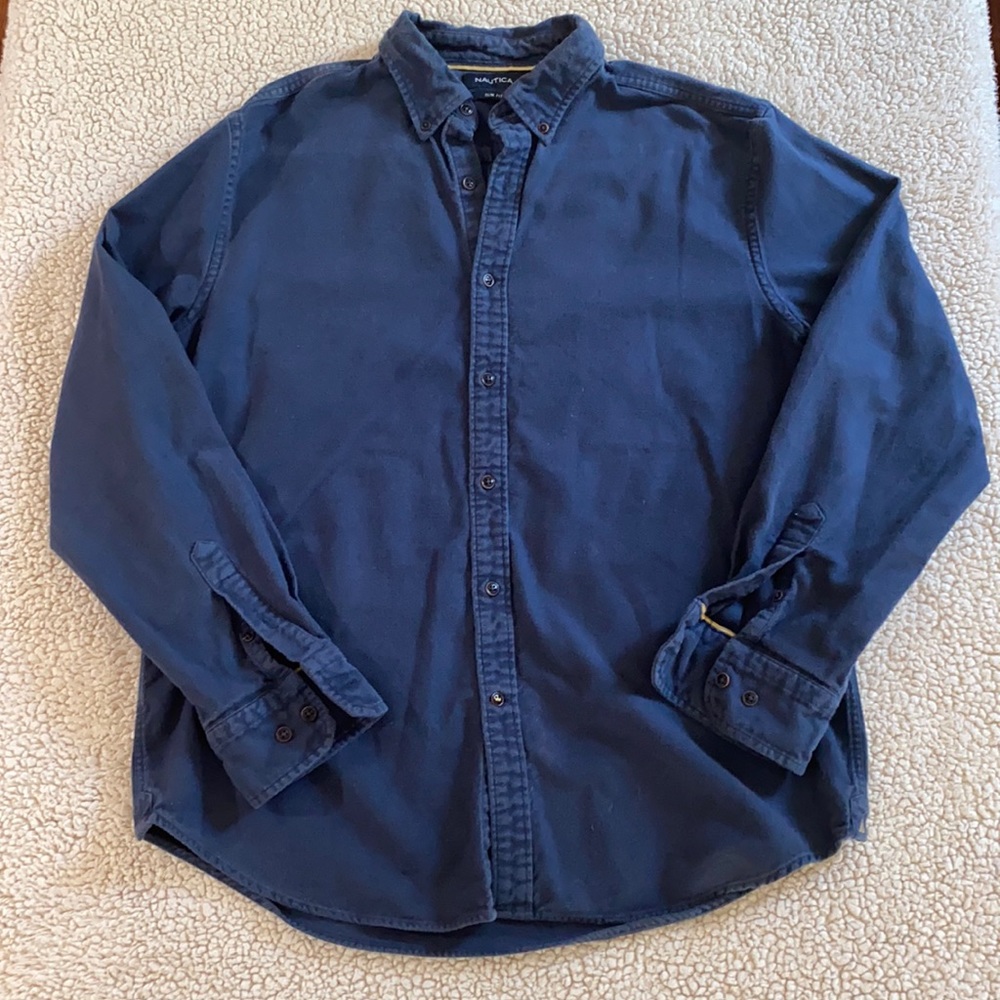 Large slim fit Nautica flannel